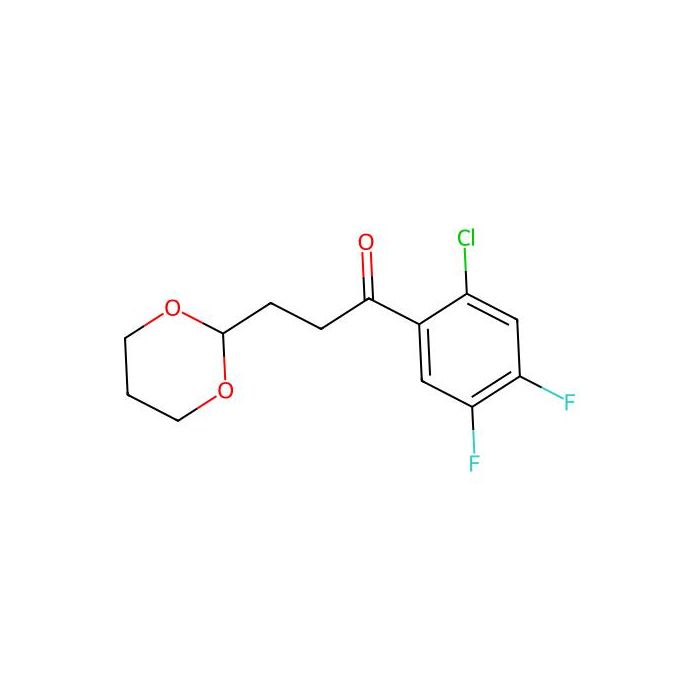 2'-Chloro-4',5'-difluoro-3-(1,3-dioxan-2-yl)-propiophenone -  CAS No(898757-29-4) by Aladdin Scientific