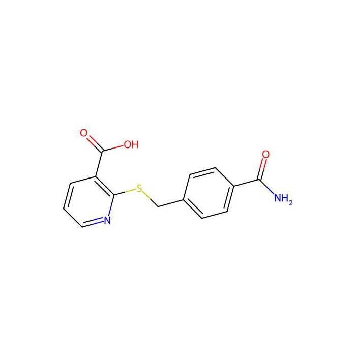 2-(((4-Carbamoylphenyl)methyl)sulfanyl)pyridine-3-carboxylic acid - ≥97% CAS No(1016690-79-1) by Aladdin Scientific