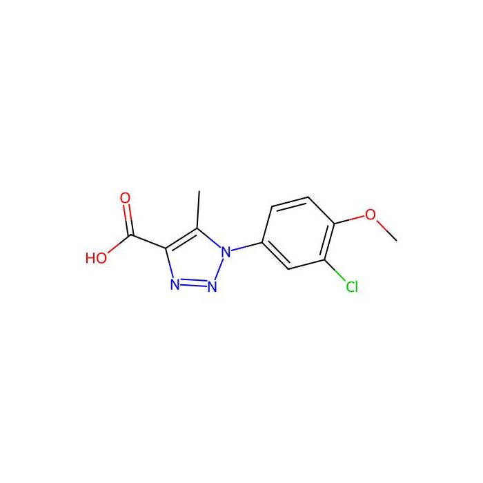 1-(3-chloro-4-methoxyphenyl)-5-methyl-1H-1,2,3-triazole-4-carboxylic acid - ≥95% CAS No(932976-16-4) by Aladdin Scientific