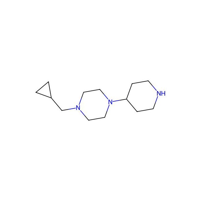 1-(Cyclopropylmethyl)-4-(piperidin-4-yl)piperazine - ≥98% CAS No(688020-08-8) by Aladdin Scientific