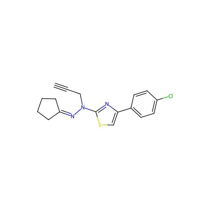 4-(4-Chlorophenyl)-N-(cyclopentylideneamino)-N-prop-2-ynyl-1,3-thiazol-2-amine -  CAS No(1613116-16-7) by Aladdin Scientific
