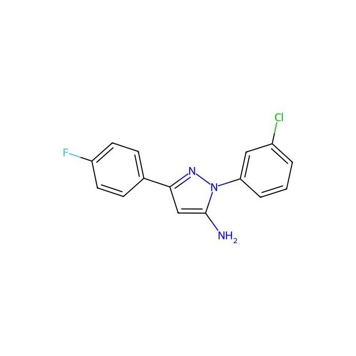 1-(3-Chlorophenyl)-3-(4-fluorophenyl)-1H-pyrazol-5-amine - ≥95% CAS No(618098-30-9) by Aladdin Scientific