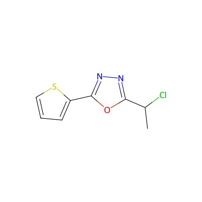 2-(1-Chloroethyl)-5-(thiophen-2-yl)-1,3,4-oxadiazole - ≥95% CAS No(854357-49-6) by Aladdin Scientific