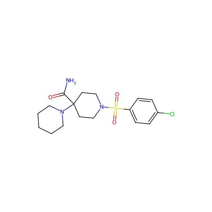 1-(4-Chlorophenyl)sulfonyl-4-piperidin-1-ylpiperidine-4-carboxamide - ≥90% CAS No(681850-22-6) by Aladdin Scientific