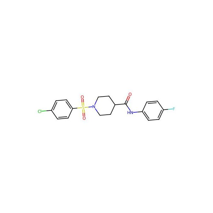 1-((4-chlorophenyl)sulfonyl)-N-(4-fluorophenyl)piperidine-4-carboxamide -  CAS No(626206-07-3) by Aladdin Scientific