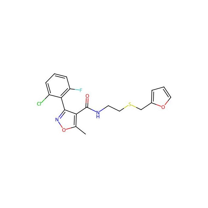 3-(2-Chloro-6-fluorophenyl)-N-{2-[(fur-2-ylmethyl)thio]ethyl}-5-methylisoxazole-4-carboxamide - ≥97% CAS No(680211-94-3) by Aladdin Scientific