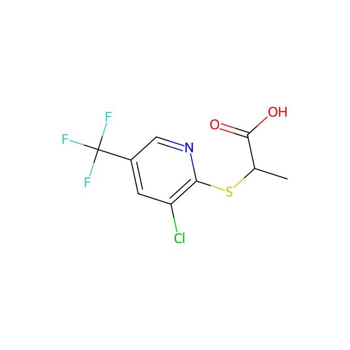2-(3-Chloro-5-(trifluoromethyl)pyridin-2-ylsulfanyl)propionic acid - ≥97% CAS No(1016845-67-2) by Aladdin Scientific