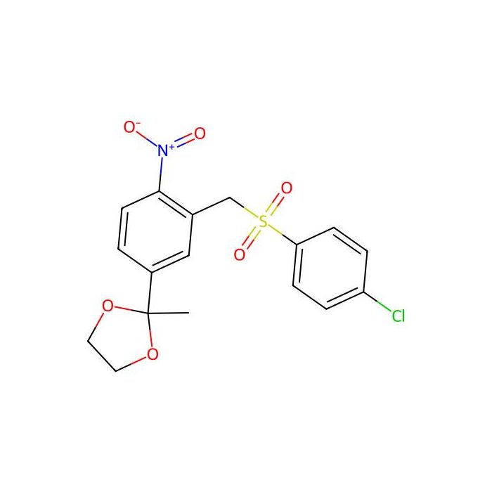 2-(3-{[(4-Chlorophenyl)sulfonyl]methyl}-4-nitrophenyl)-2-methyl-1,3-dioxolane - ≥90% CAS No(339276-53-8) by Aladdin Scientific