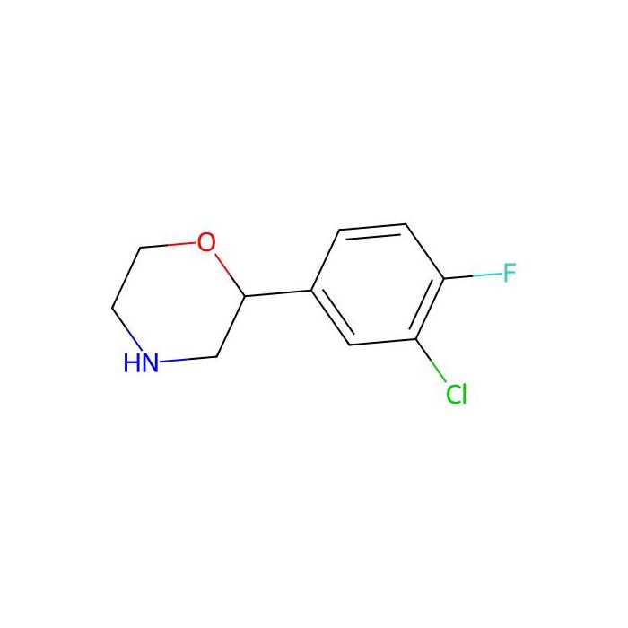 2-(3-Chloro-4-fluorophenyl)morpholine - ≥95% CAS No(1097796-68-3) by Aladdin Scientific
