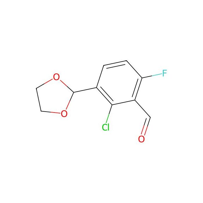 2-Chloro-3-(1,3-dioxolan-2-yl)-6-fluorobenzaldehyde - ≥95% CAS No(924626-80-2) by Aladdin Scientific