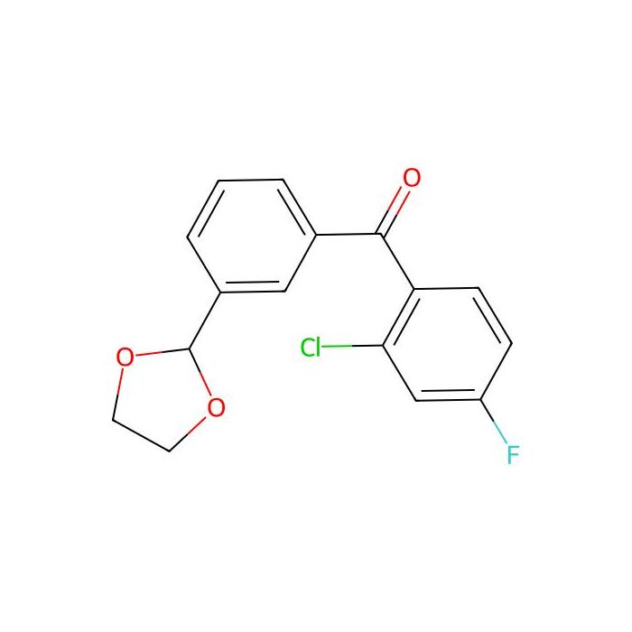 2-Chloro-3'-(1,3-dioxolan-2-YL)-4-fluorobenzophenone -  CAS No(898759-40-5) by Aladdin Scientific
