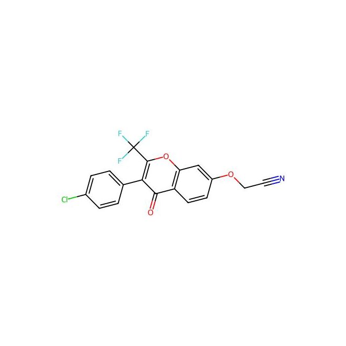 2-((3-(4-chlorophenyl)-4-oxo-2-(trifluoromethyl)-4H-chromen-7-yl)oxy)acetonitrile -  CAS No(496037-21-9) by Aladdin Scientific