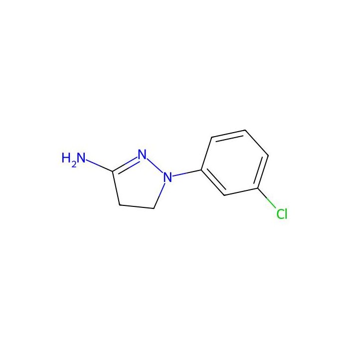 1-(3-chlorophenyl)-4,5-dihydro-1H-pyrazol-3-amine - ≥98% CAS No(6463-41-8) by Aladdin Scientific