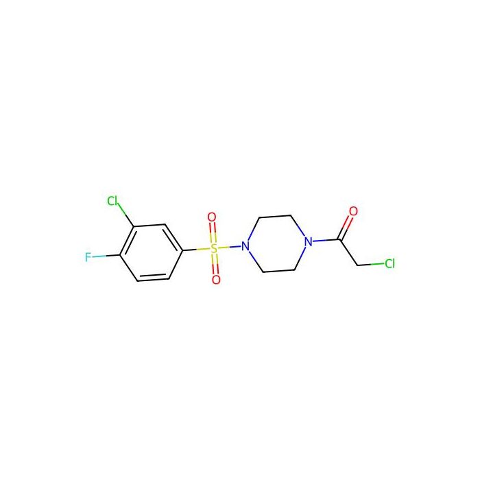2-Chloro-1-[4-(3-chloro-4-fluorobenzenesulfonyl)piperazin-1-yl]ethan-1-one - ≥98% CAS No(923780-46-5) by Aladdin Scientific