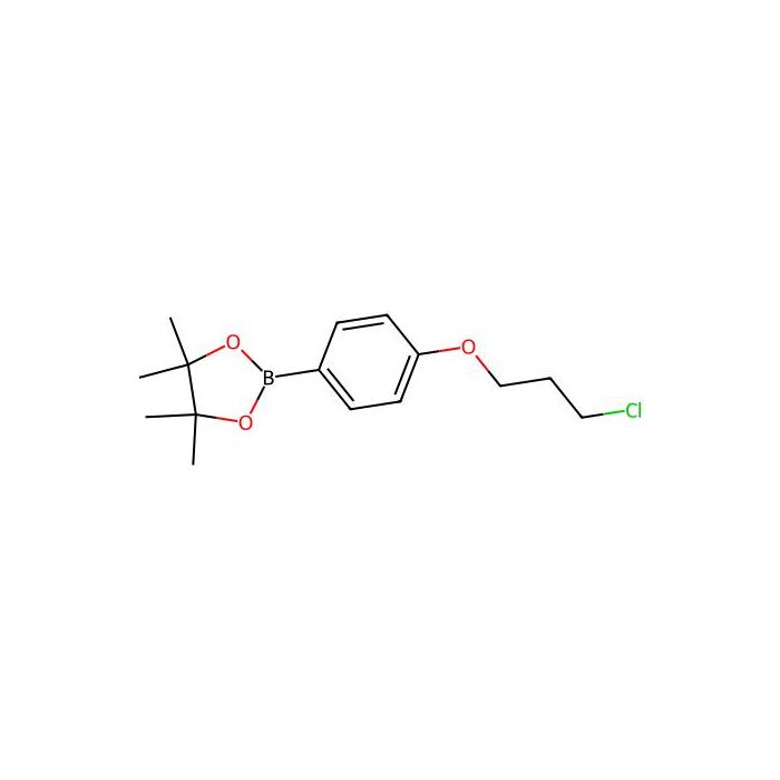 2-[4-(3-Chloropropoxy)phenyl]-4,4,5,5-tetramethyl-1,3,2-dioxaborolane - ≥95% CAS No(889865-32-1) by Aladdin Scientific