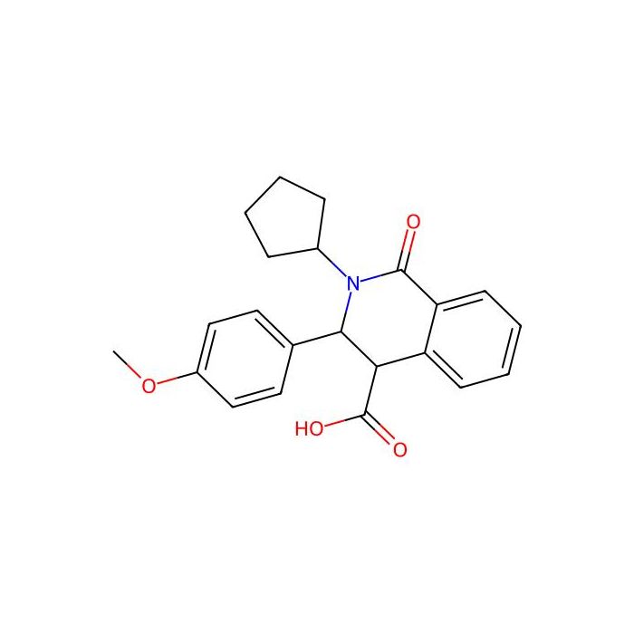 2-Cyclopentyl-3-(4-methoxyphenyl)-1-oxo-1,2,3,4-tetrahydro-4-isoquinolinecarboxylic acid - ≥97% CAS No(400073-93-0) by Aladdin Scientific