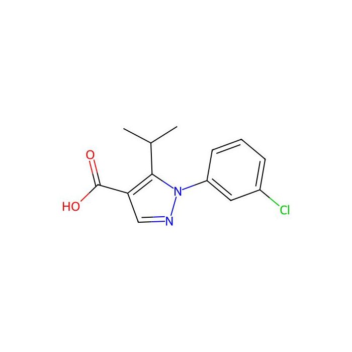 1-(3-chlorophenyl)-5-(propan-2-yl)-1H-pyrazole-4-carboxylic acid - ≥95% CAS No(1004043-11-1) by Aladdin Scientific