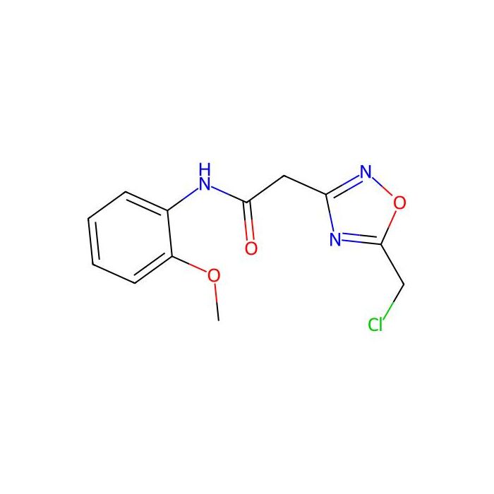 2-(5-(chloromethyl)-1,2,4-oxadiazol-3-yl)-N-(2-methoxyphenyl)acetamide - ≥95% CAS No(730949-77-6) by Aladdin Scientific