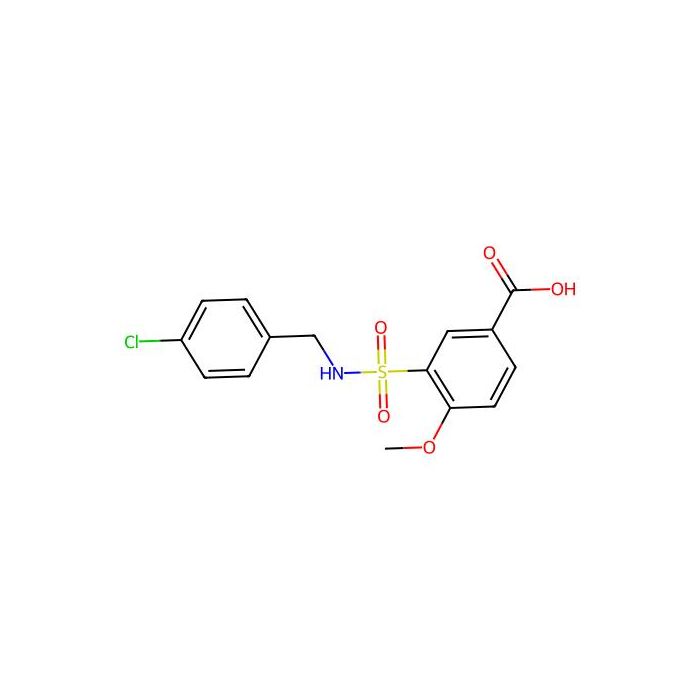 3-(((4-Chlorophenyl)methyl)sulfamoyl)-4-methoxybenzoic acid - ≥95% CAS No(721418-28-6) by Aladdin Scientific