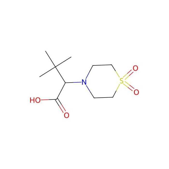 2-(1,1-Dioxo-1lambda~6~,4-thiazinan-4-yl)-3,3-dimethylbutanoic acid - ≥95% CAS No(338963-05-6) by Aladdin Scientific