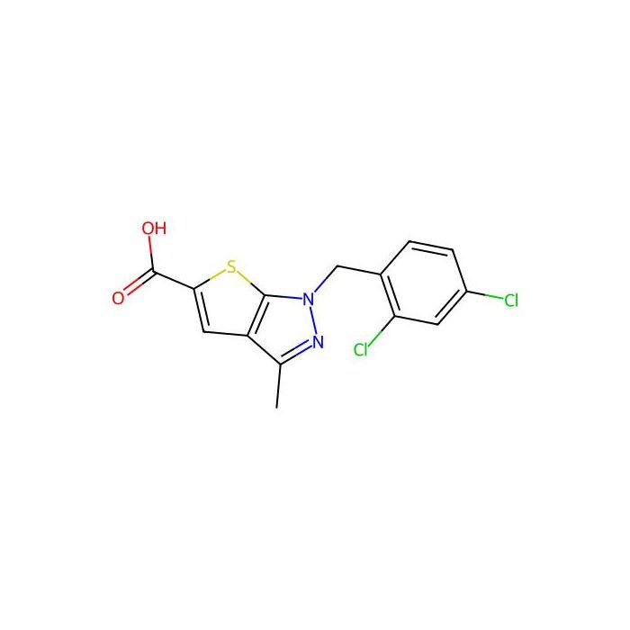 1-(2,4-Dichloro-benzyl)-3-methyl-1H-thieno[2,3-c]pyrazole-5-carboxylic acid - ≥95% CAS No(735335-54-3) by Aladdin Scientific