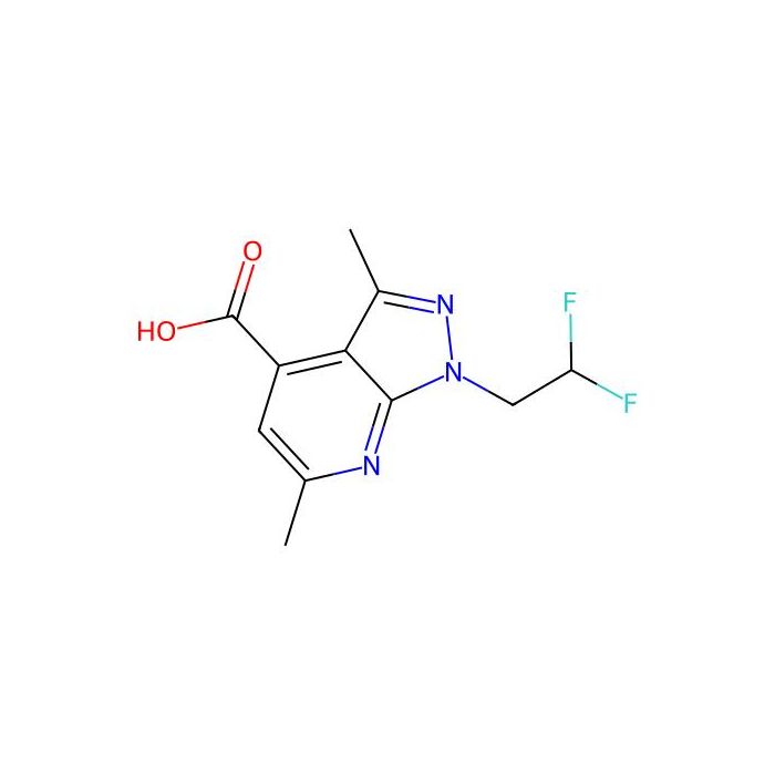 1-(2,2-difluoroethyl)-3,6-dimethyl-1H-pyrazolo[3,4-b]pyridine-4-carboxylic acid - ≥97% CAS No(1018142-54-5) by Aladdin Scientific