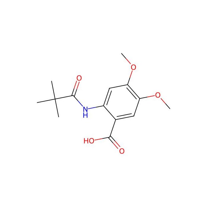 2-(2,2-Dimethylpropanamido)-4,5-dimethoxybenzoic acid - ≥95% CAS No(679785-24-1) by Aladdin Scientific