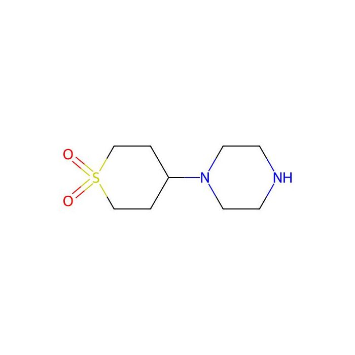 1-(1,1-dioxidotetrahydro-2H-thiopyran-4-yl)piperazine - ≥95% CAS No(914654-81-2) by Aladdin Scientific