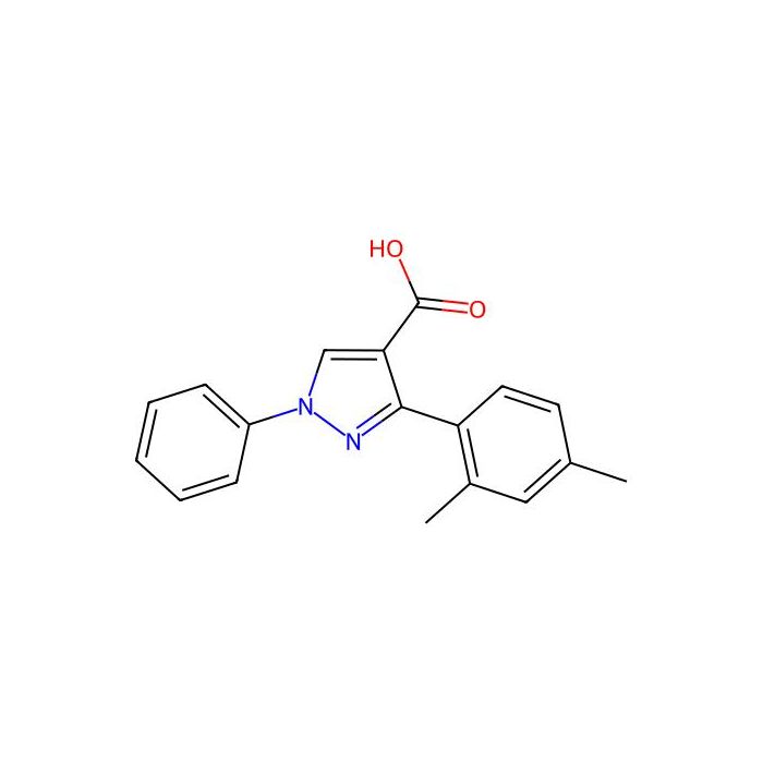 3-(2,4-dimethylphenyl)-1-phenyl-1H-pyrazole-4-carboxylic acid - ≥95% CAS No(956386-17-7) by Aladdin Scientific