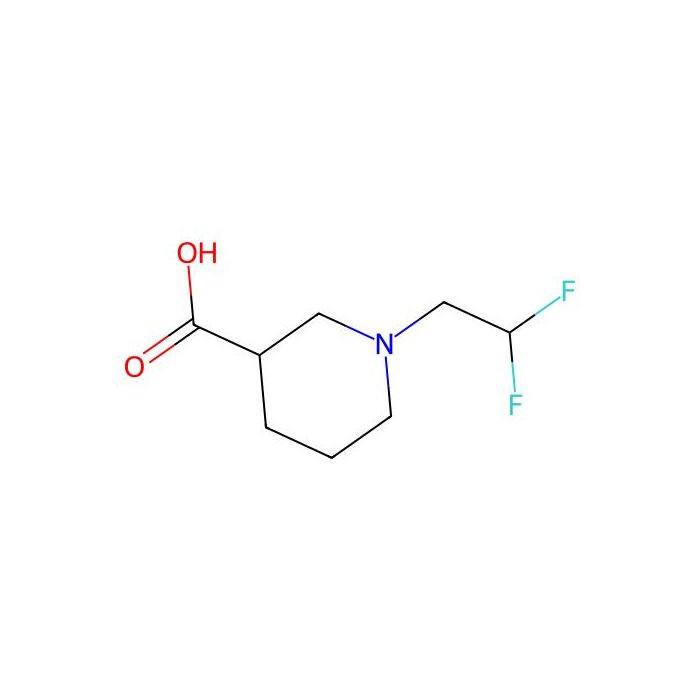 1-(2,2-Difluoroethyl)piperidine-3-carboxylic acid - ≥98% CAS No(937602-80-7) by Aladdin Scientific