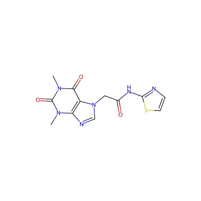 2-(1,3-dimethyl-2,6-dioxo-1,2,3,6-tetrahydro-7H-purin-7-yl)-N-(1,3-thiazol-2-yl)acetamide -  CAS No(314042-97-2) by Aladdin Scientific