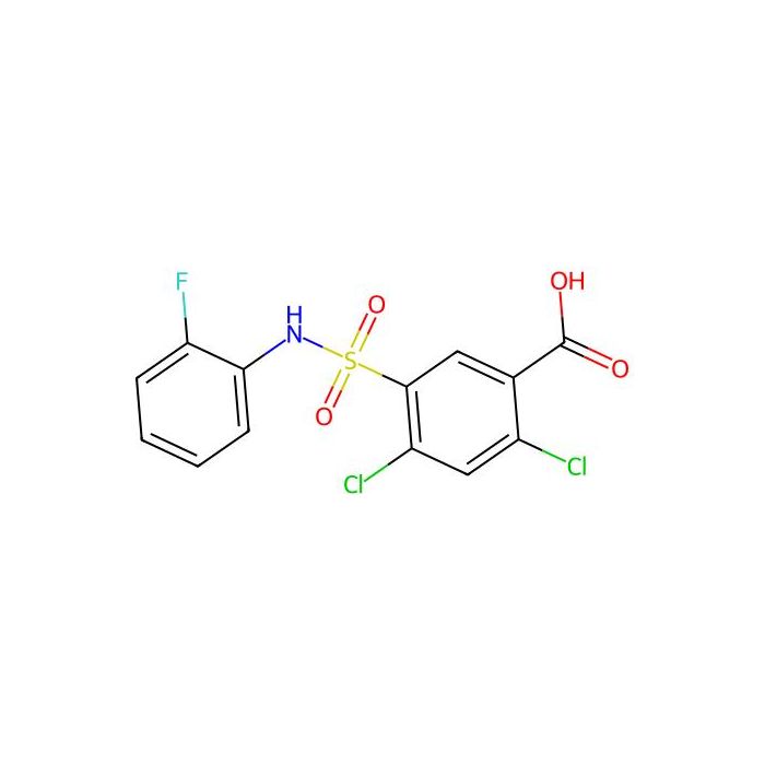 2,4-dichloro-5-[(2-fluorophenyl)sulfamoyl]benzoic Acid - ≥95% CAS No(329265-50-1) by Aladdin Scientific