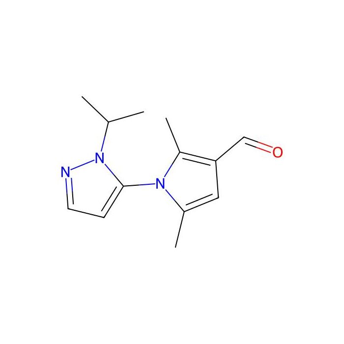 2,5-dimethyl-1-[1-(propan-2-yl)-1H-pyrazol-5-yl]-1H-pyrrole-3-carbaldehyde - ≥95% CAS No(956386-28-0) by Aladdin Scientific