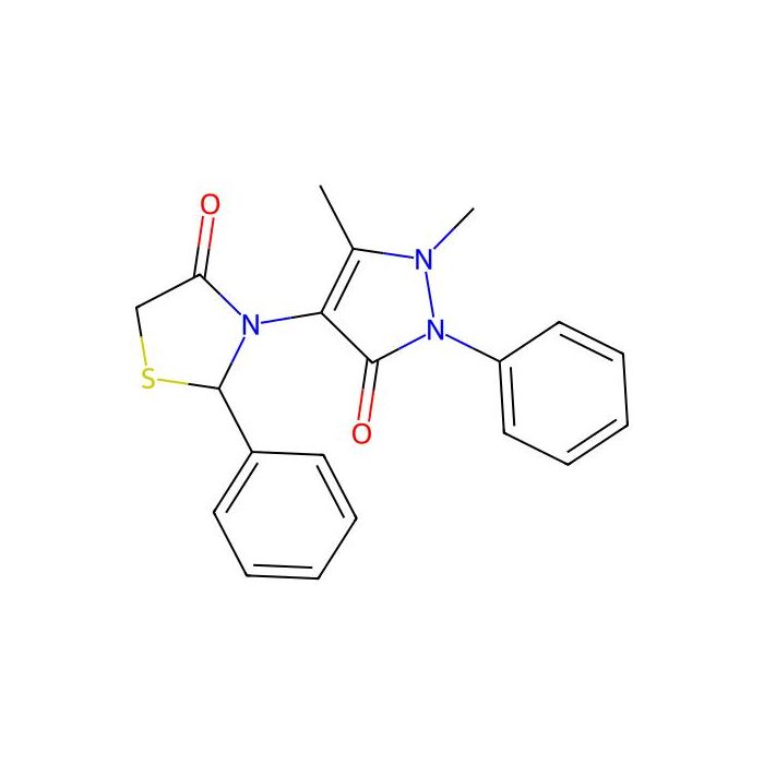 3-(1,5-dimethyl-3-oxo-2-phenyl-2,3-dihydro-1H-pyrazol-4-yl)-2-phenyl-1,3-thiazolidin-4-one -  CAS No(125298-50-2) by Aladdin Scientific