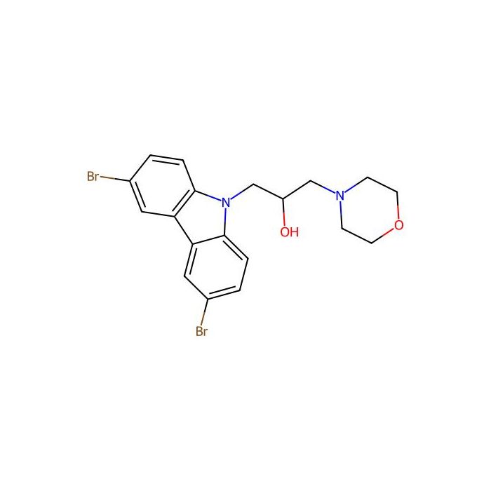 3,6-Dibromo-9-(2-hydroxy-3-morpholinopropyl)carbazole -  CAS No(253449-16-0) by Aladdin Scientific