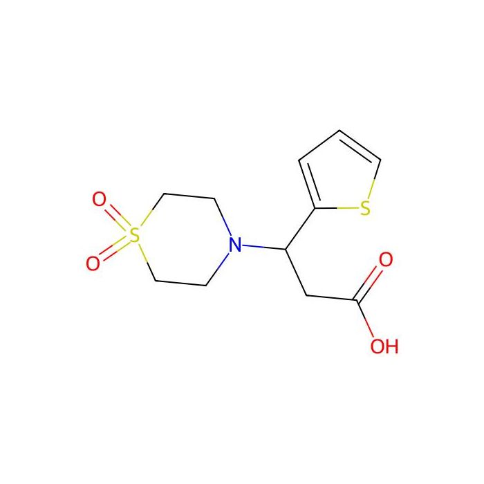 3-(1,1-Dioxo-1lambda~6~,4-thiazinan-4-yl)-3-(2-thienyl)propanoic acid -  CAS No(885951-51-9) by Aladdin Scientific