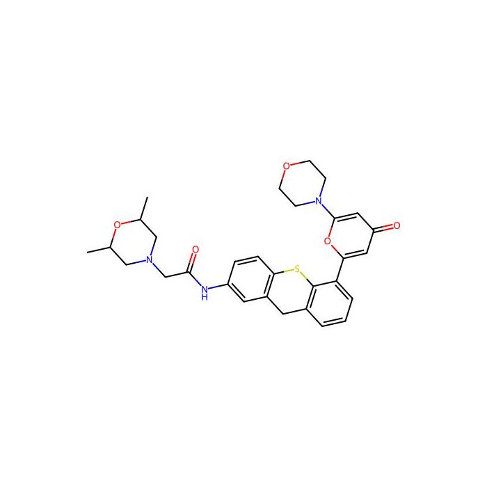 2-(2,6-dimethyl-4-morpholinyl)-N-[5-[6-(4-morpholinyl)-4-oxo-2-pyranyl]-9H-thioxanthen-2-yl]acetamide -  CAS No(16117018) by Aladdin Scientific