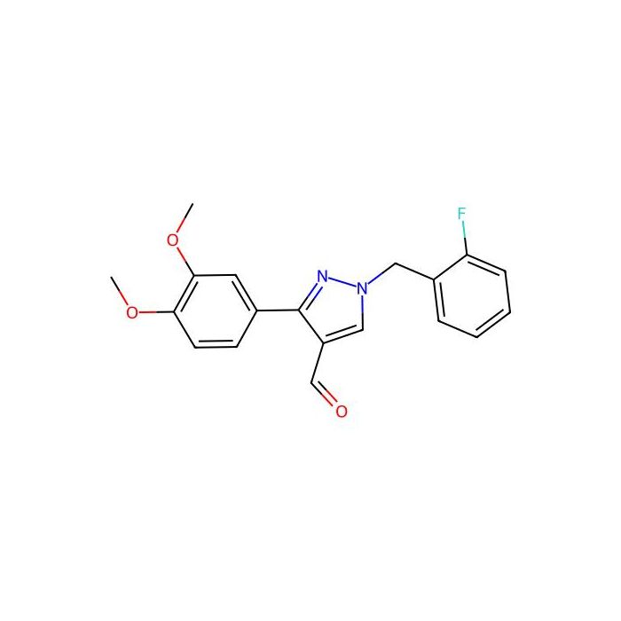 3-(3,4-dimethoxyphenyl)-1-(2-fluorobenzyl)-1H-pyrazole-4-carbaldehyde - ≥97% CAS No(1006479-94-2) by Aladdin Scientific