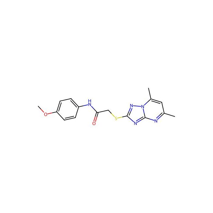 2-({5,7-dimethyl-[1,2,4]triazolo[1,5-a]pyrimidin-2-yl}sulfanyl)-N-(4-methoxyphenyl)acetamide -  CAS No(262858-64-0) by Aladdin Scientific