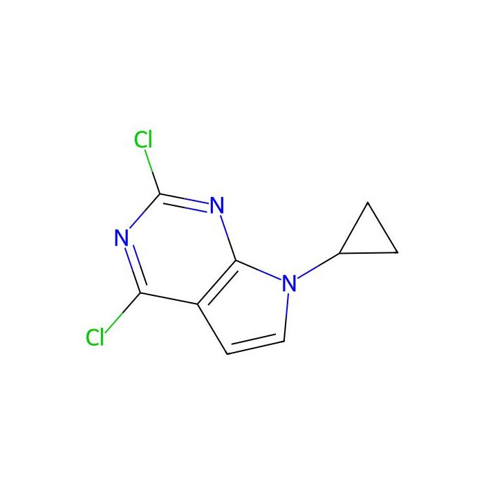 2,4-dichloro-7-cyclopropyl-7H-pyrrolo[2,3-d]pyrimidine - ≥95% CAS No(1220518-04-6) by Aladdin Scientific