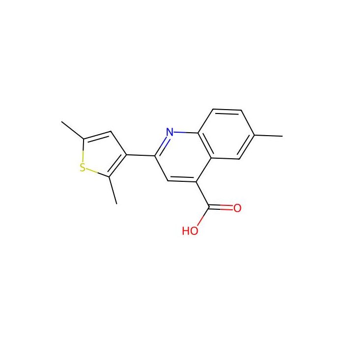 2-(2,5-Dimethylthiophen-3-yl)-6-methylquinoline-4-carboxylic acid - ≥97% CAS No(587850-77-9) by Aladdin Scientific