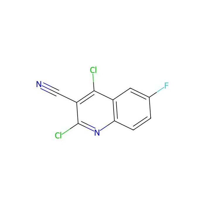 2,4-Dichloro-6-fluoroquinoline-3-carbonitrile - ≥95% CAS No(881313-89-9) by Aladdin Scientific