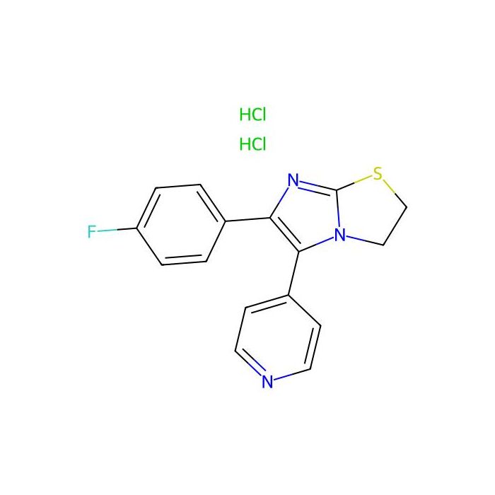 2,3-Dihydro-6-(p-fluorophenyl)-5-(4-pyridyl)imidazo(2,1-b)thiazole dihydrochloride - ≥98% CAS No(116339-68-5) by Aladdin Scientific