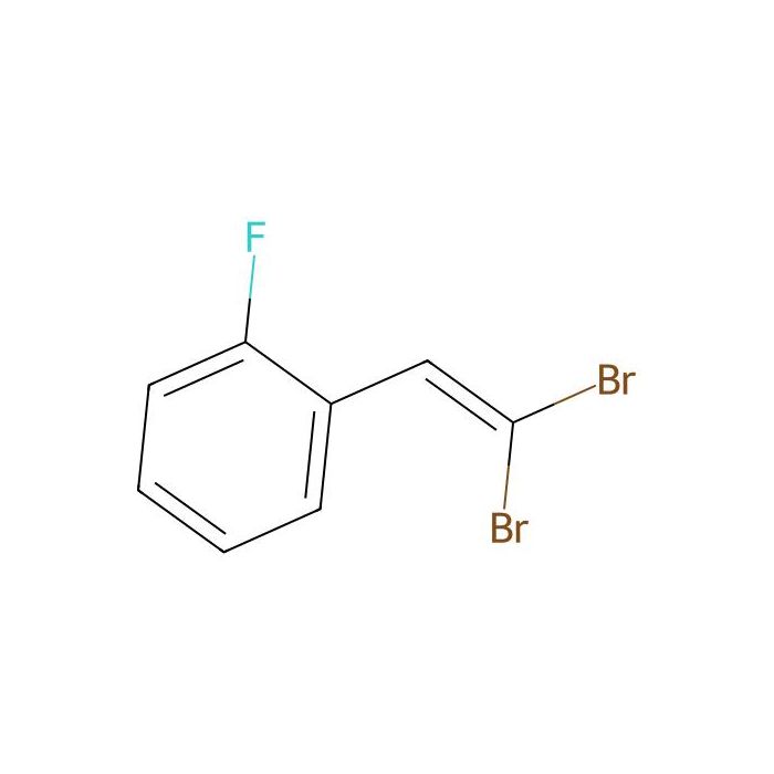 1-(2,2-Dibromovinyl)-2-fluorobenzene - ≥97%, Stabilized with TBC  CAS No(401514-42-9) by Aladdin Scientific