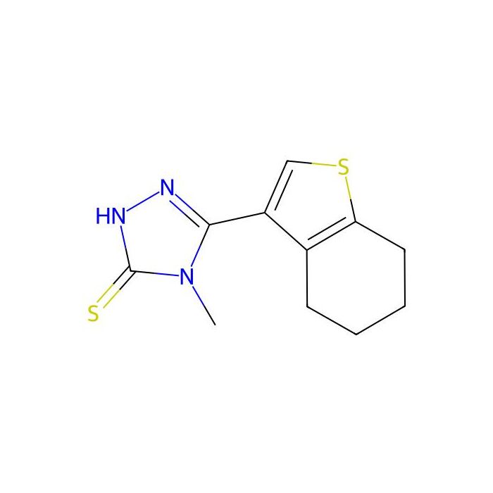 2,4-Dihydro-4-methyl-5-(4,5,6,7-tetrahydrobenzo(b)thien-3-yl)-3H-1,2,4-triazole-3-thione -  CAS No(588687-36-9) by Aladdin Scientific