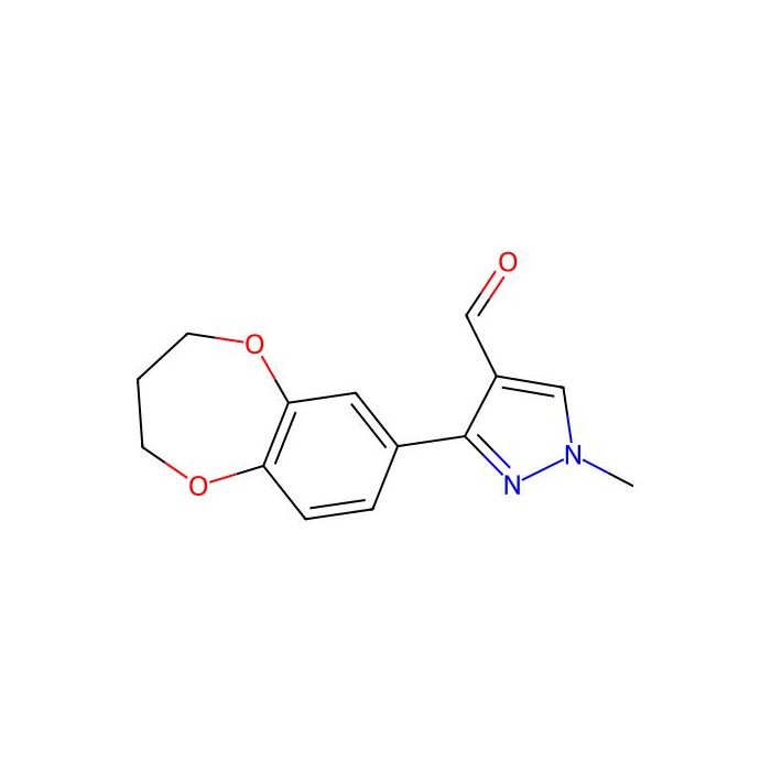 3-(3,4-dihydro-2H-1,5-benzodioxepin-7-yl)-1-methyl-1H-pyrazole-4-carbaldehyde - ≥98% CAS No(957023-35-7) by Aladdin Scientific