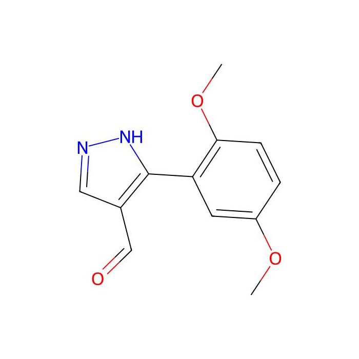 3-(2,5-Dimethoxyphenyl)-1H-pyrazole-4-carboxaldehyde - ≥97% CAS No(879996-64-2) by Aladdin Scientific