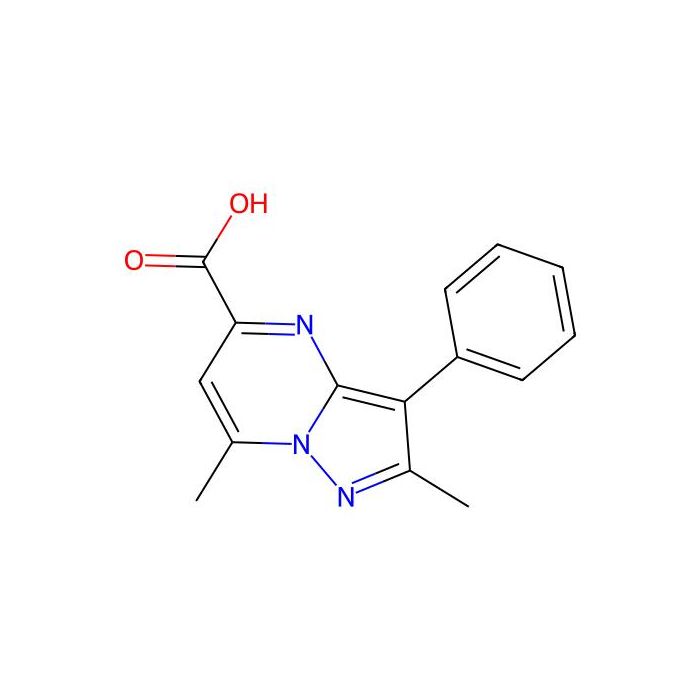 2,7-Dimethyl-3-phenylpyrazolo[1,5-a]pyrimidine-5-carboxylic acid - ≥98% CAS No(887833-47-8) by Aladdin Scientific