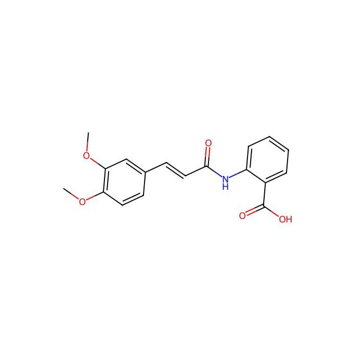 2-[[3-(3,4-Dimethoxyphenyl)acryloyl]amino]benzoic acid - ≥98% CAS No(53902-17-3) by Aladdin Scientific