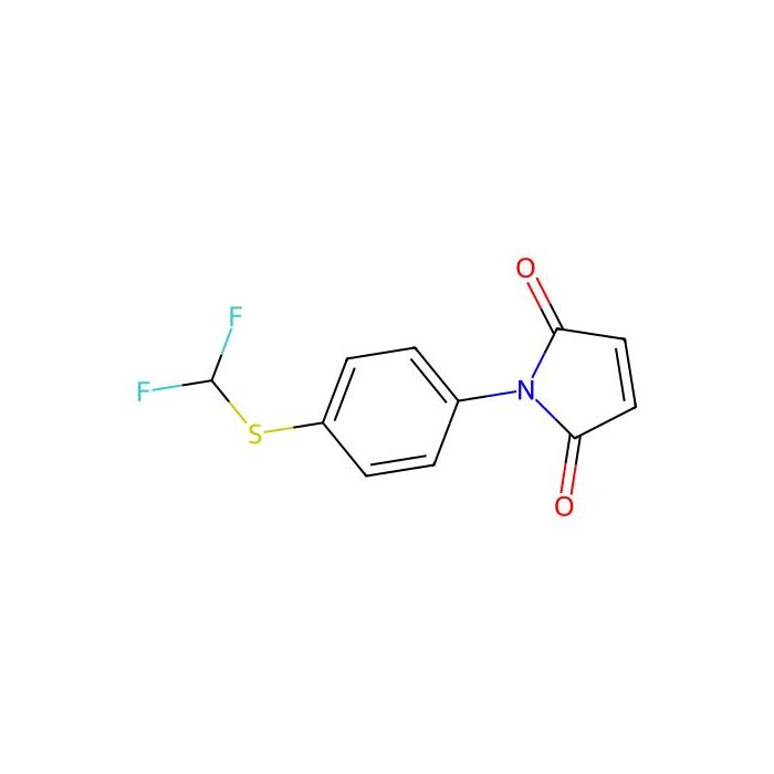 1-{4-[(difluoromethyl)sulfanyl]phenyl}-2,5-dihydro-1H-pyrrole-2,5-dione - ≥95% CAS No(68255-71-0) by Aladdin Scientific